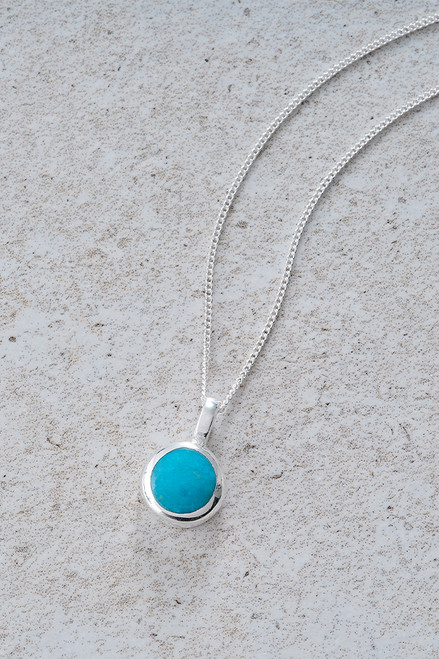 Sterling Silver & Turquoise Pendant Sterling Silver & Turquoise Pendant