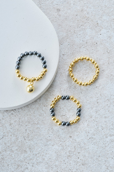 Gold Stretch Rings  Gold Stretch Rings