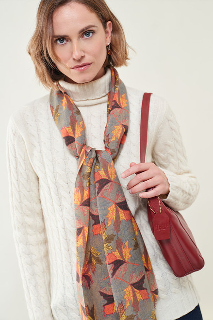 Leaf Print Stole Leaf Print Stole