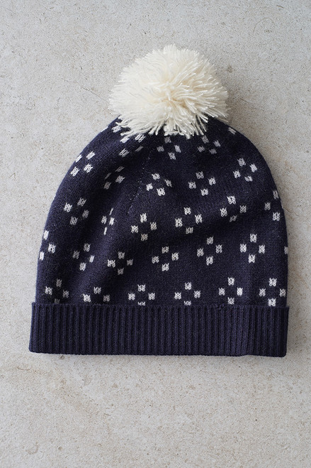 Cashmere Bobble Hat  Cashmere Bobble Hat
