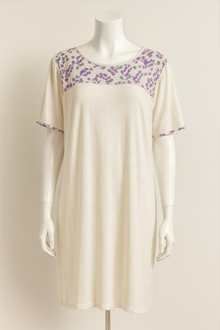 Cream Cashmere Cotton Nightdress Large