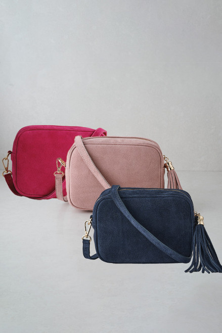 Suede Shoulder Bag