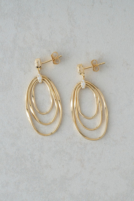 Interlink Hoops Earrings