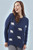 Polar Bear Cashmere Jumper in Blue