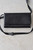 Small Leather Organiser Bag in Black