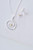Silver & Gold Spiral Pendant & Earrings