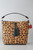Leopard Print Leather Handbag 