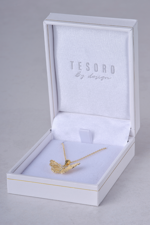 Gold Plated Butterfly Pendant
