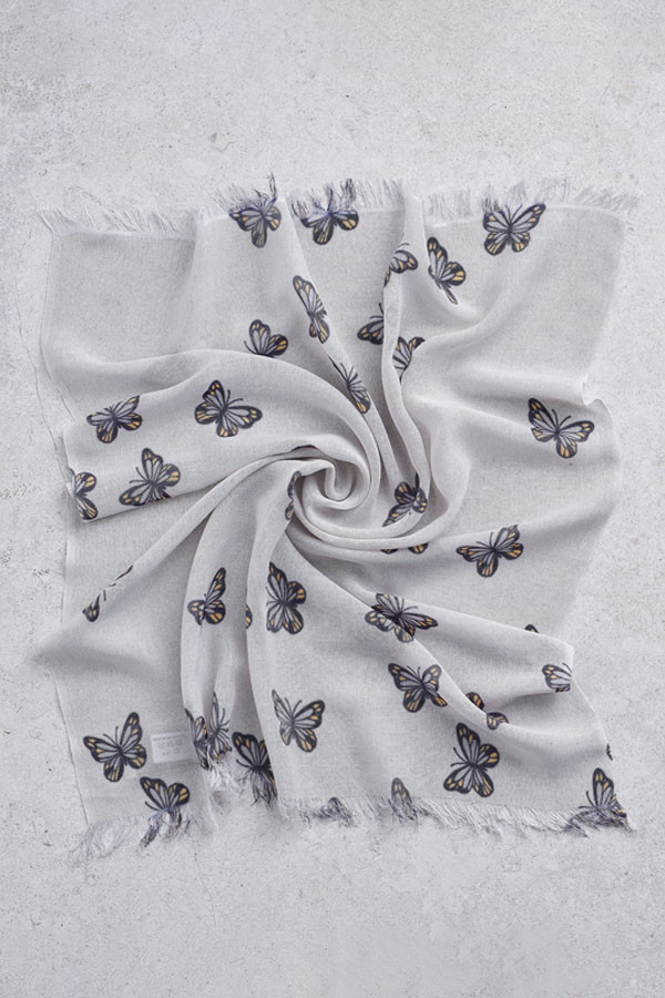 Cashmere & Silk Pashmina Square Scarf