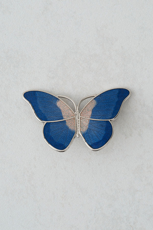 Enamel Butterfly Brooch