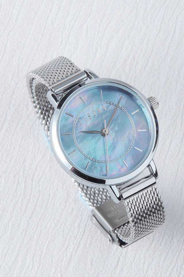 Blue Mother of Pearl Dial Watch