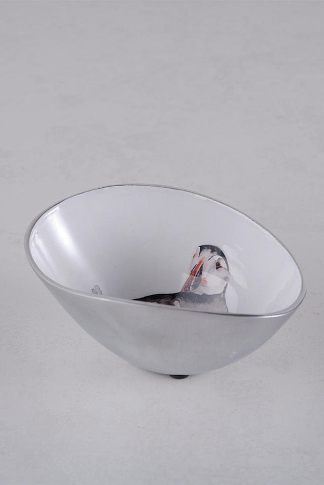 Small Oval Puffin Bowl