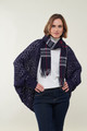 Pure Alpaca Shrug in Navy