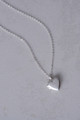 Sterling Silver Heart Locket Closed