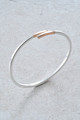 Sterling Silver Cross Over Bangle