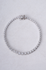 Sterling Silver &  White Cubic Zirconia Bracelet