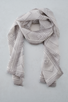 Deco Couture Silk Scarf in Cloud