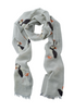 Puffin Cashmere Silk Scarf