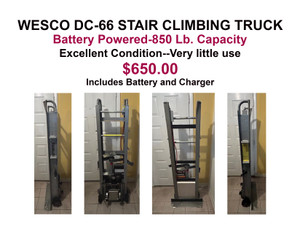 Wesco Battery Powered Stairclimber Hand Truck
