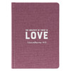Sổ Tay Cơ Đốc Ngoại Nhập - Love Hardcover Linen Journal- 1 Cô-rinh-tô 13:13 - JL351