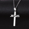 Dây Chuyền Kim Loại - Thập Giá Jesus (Lớn) - DC-2434