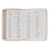 Kinh Thánh Tiếng Anh - Bản KJV - Large Print Thinline Bible - Bìa Trắng (có khóa kéo) - KJV261