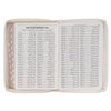Kinh Thánh Tiếng Anh - Bản KJV - Large Print Thinline Bible - Bìa Trắng (có khóa kéo) - KJV261