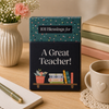 Hộp Card Thông Điệp - 101 Lời Chúc Phước Dành Cho Người Thầy Cô Tuyệt Vời - 101 Blessings For A Great Teacher Teal Confetti - BX166