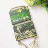 Tranh Lamina Cơ Đốc Dây Treo -  God Is Love - Thi-thiên 128:1 - LA-0682