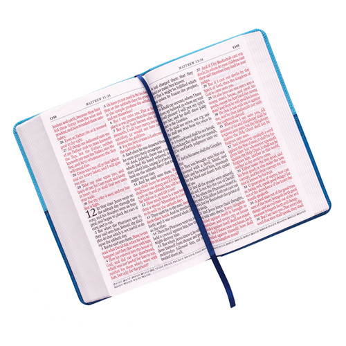 Kinh Thánh Tiếng Anh - Bản King James Version KJV - Bìa Da Màu Xanh Dương - KJV036