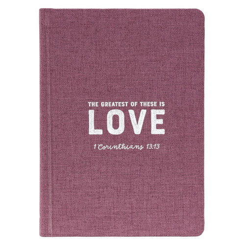 Sổ Tay Cơ Đốc Ngoại Nhập - Love Hardcover Linen Journal- 1 Cô-rinh-tô 13:13 - JL351