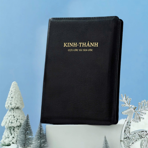 [Bản cập nhật] Kinh Thánh Tiếng Việt - Bản Truyền Thống - Trung - Bìa Dây Kéo - KTTV-1612