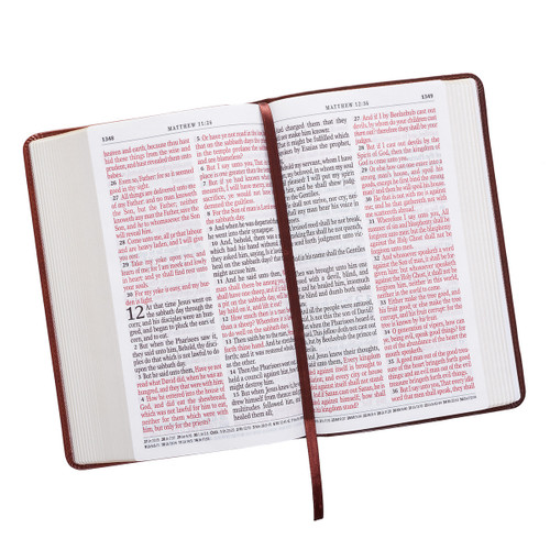 [] Kinh Thánh Tiếng Anh - Bản King James Version KJV - Giant Print Bible Bìa Nâu  - KJV073