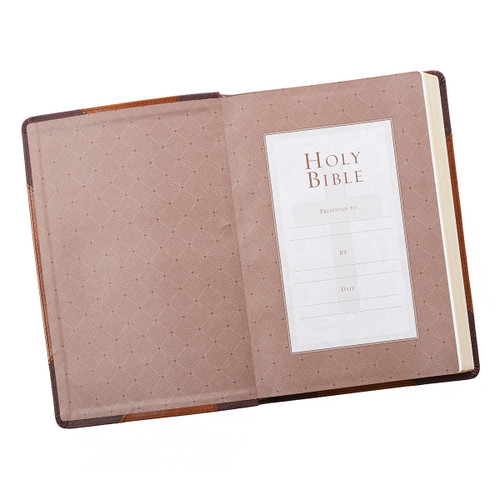 Kinh Thánh Tiếng Anh - Bản KJV - Large Print Thinline Bible Bìa Nâu - KJV055