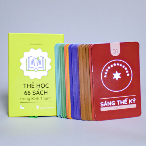 Bộ Flash Cards - Thẻ Học 66 Sách Trong Kinh Thánh - SUVN-001