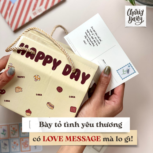 Bộ 10 Post Card Love Message - CRD-2185 Bộ 10 Post Card Love Message - CRD-2185