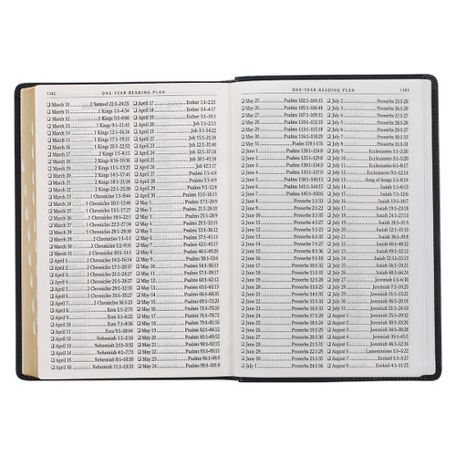 Kinh Thánh Tiếng Anh - Bản KJV - Giant Print Full-size Bible - Bìa Xanh Đen - KJV186