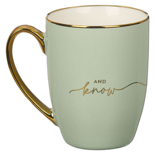  Ly Sứ Christian Art Gifts - Be Still And Know -  MUG986
