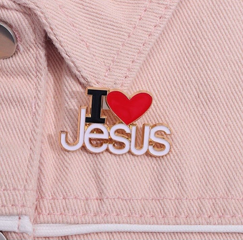 Khuy Cài Áo - I Love Jesus - CA-2436