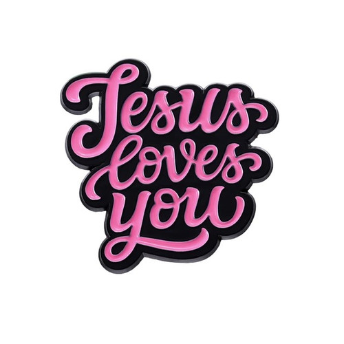Khuy Cài Áo - Jesus Loves You - CA-2447