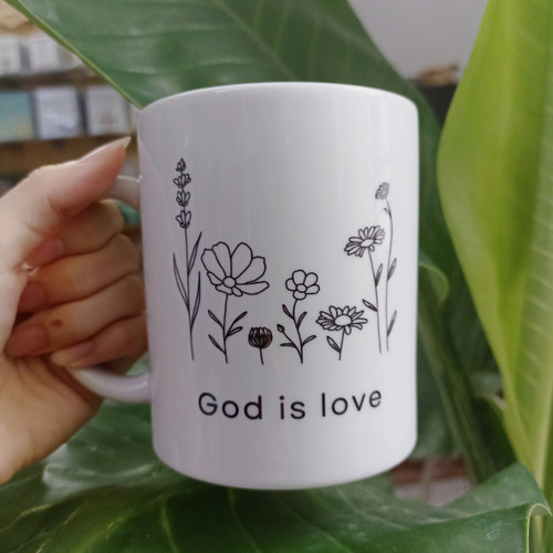 Ly sứ trắng Minh Long - God Is Love - CDLT-2521 Ly sứ trắng Minh Long - God Is Love - CDLT-2521