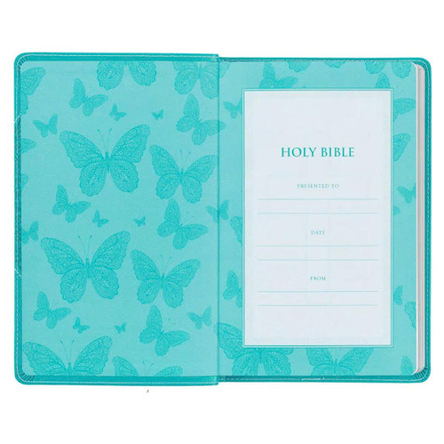 Kinh Thánh Tiếng Anh - Bản KJV Gift Edition - Bìa Xanh Bướm - KJV235