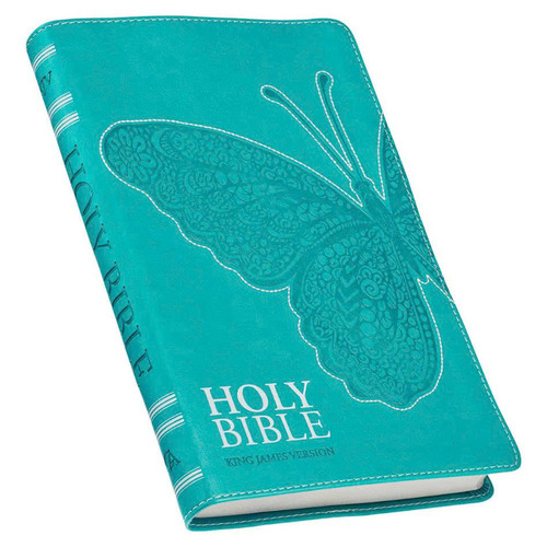 Kinh Thánh Tiếng Anh - Bản KJV Gift Edition - Bìa Xanh Bướm - KJV235