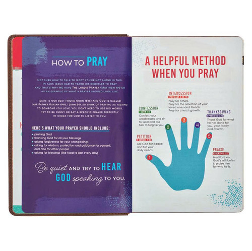 Kinh Thánh Tiếng Anh - Bản KJV - Faux Leather Kid's - Bìa Nâu - KJV239 Kinh Thánh Tiếng Anh - Bản KJV - Faux Leather Kid's - Bìa Nâu - KJV239