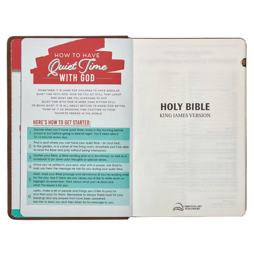 Kinh Thánh Tiếng Anh - Bản KJV - Faux Leather Kid's - Bìa Nâu - KJV239 Kinh Thánh Tiếng Anh - Bản KJV - Faux Leather Kid's - Bìa Nâu - KJV239