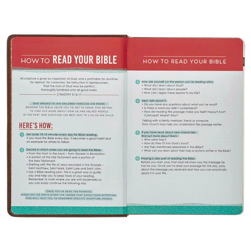 Kinh Thánh Tiếng Anh - Bản KJV - Faux Leather Kid's - Bìa Nâu - KJV239 Kinh Thánh Tiếng Anh - Bản KJV - Faux Leather Kid's - Bìa Nâu - KJV239