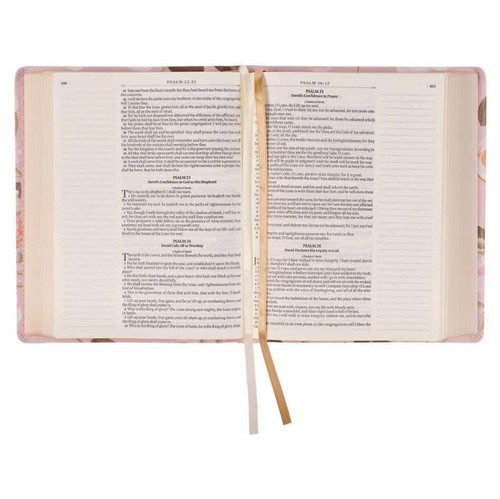 Kinh Thánh Tiếng Anh - Bản KJV - Large Print Note-taking - Bìa Hồng Hoa - KJV263 Kinh Thánh Tiếng Anh - Bản KJV - Large Print Note-taking - Bìa Hồng Hoa - KJV263