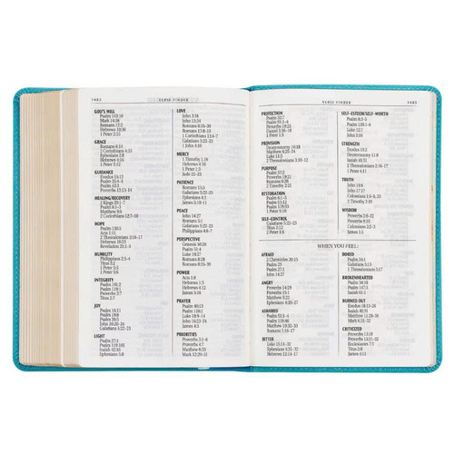 Kinh Thánh Tiếng Anh - Bản KJV - Large Print Compact - Bìa Xanh Biển - KJV232 Kinh Thánh Tiếng Anh - Bản KJV - Large Print Compact - Bìa Xanh Biển - KJV232