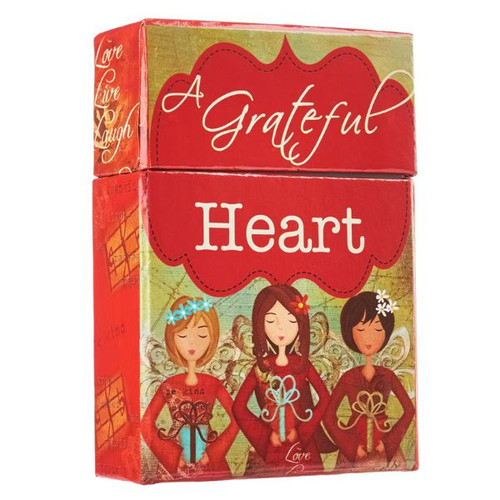 Hộp Card Thông Điệp - Lời Cảm Tạ - A Grateful Heart Box of Blessings - BX083 Hộp Card Thông Điệp - Lời Cảm Tạ - A Grateful Heart Box of Blessings - BX083