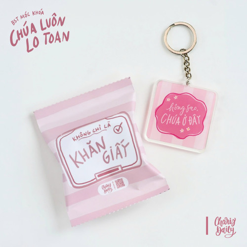 Móc Khoá Mica - Bộ sưu tập 'Chúa luôn lo toan' - CRD-2674 Móc Khoá Mica - Bộ sưu tập 'Chúa luôn lo toan' - CRD-2674